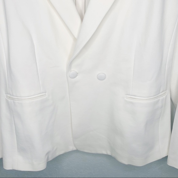 LAGENCE White Career Blazer New Large Long Sleeve - Picture 2 of 9